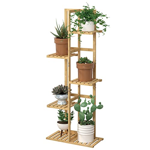 Bamboo 6 Tier Plant Stand Rack X891