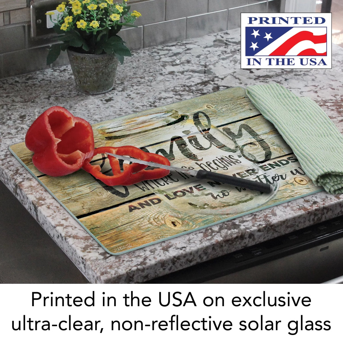 Glass Cutting Board 15" x 12" G2963