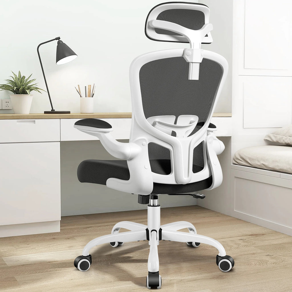 Black Ergonomic Office Chair with Lumbar Support G465974