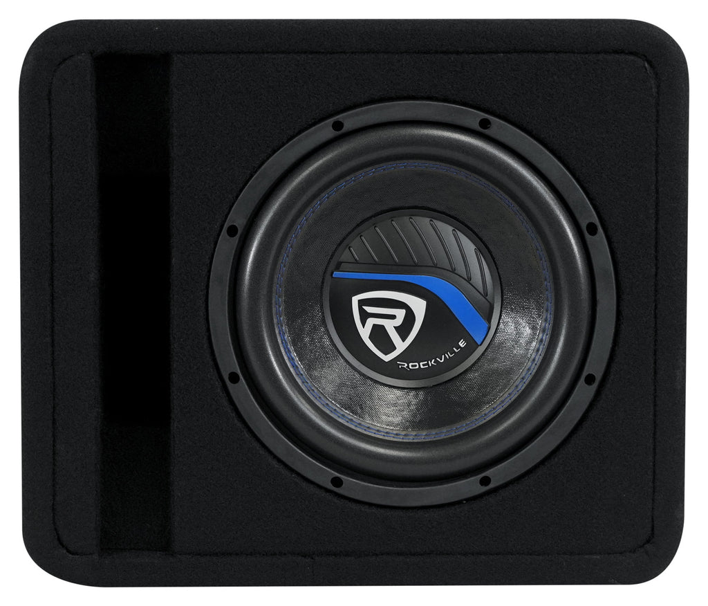 10" 1200w Car Subwoofer + Vented Sub Enclosure + Amp P518045