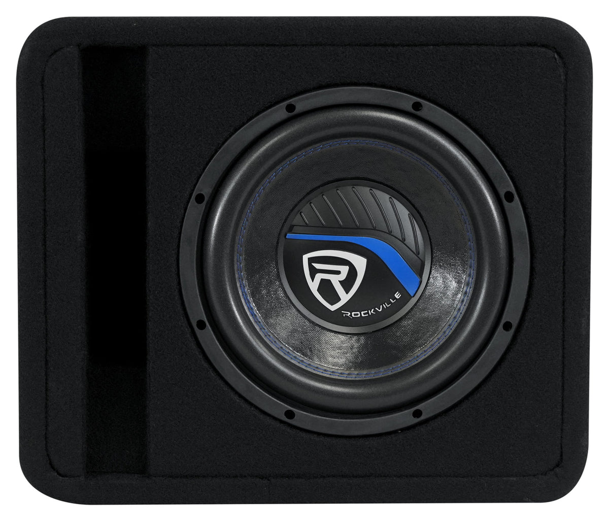 10" 1200w Car Subwoofer + Vented Sub Enclosure + Amp P518045