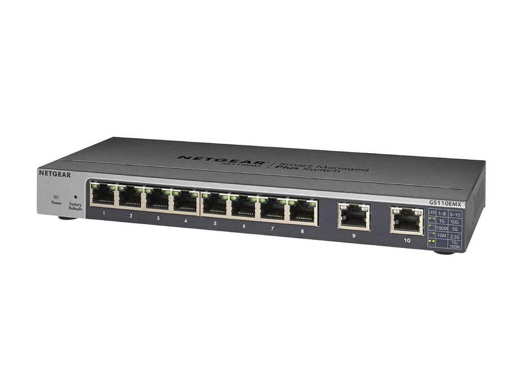 10-Port Gigabit 10G Ethernet Smart Managed Switch A819