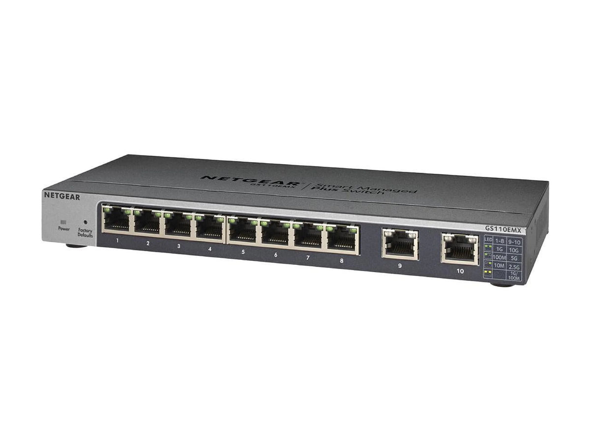 10-Port Gigabit 10G Ethernet Smart Managed Switch A819