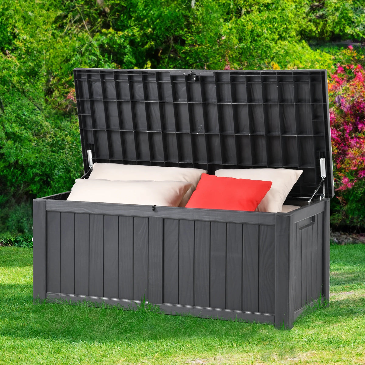 Outdoor Storage Deck Box 120 Gallon Resin E3197