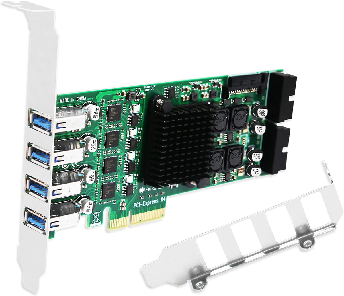 4 Channel 8 Ports PCI Express USB 3.0 Card L813559