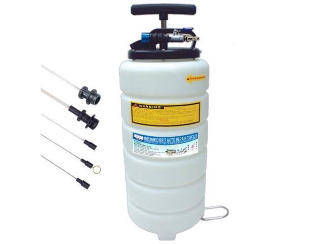 15L Pneumatic and Manual Oil or Fluid Extractor with 5 Pcs Hose X9631
