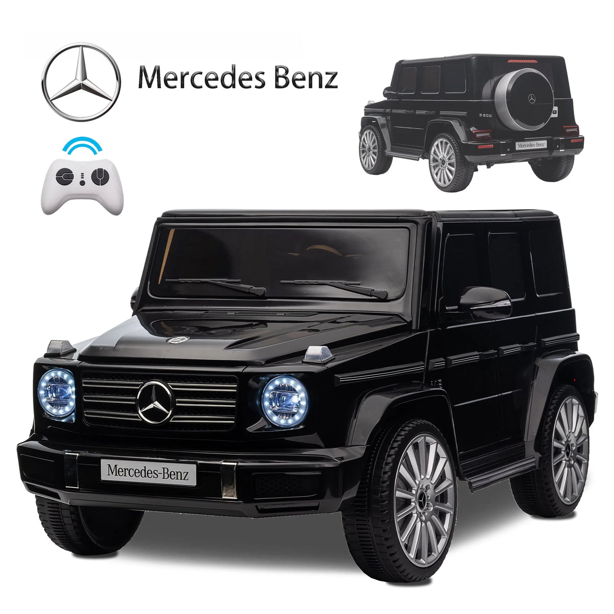 24V White Ride on Car with Remote Control U60929