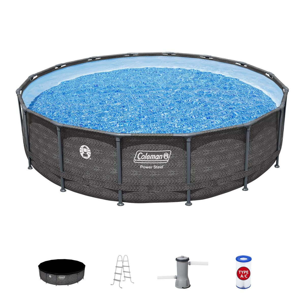 Round Metal Frame Above Ground Pool Set B800144