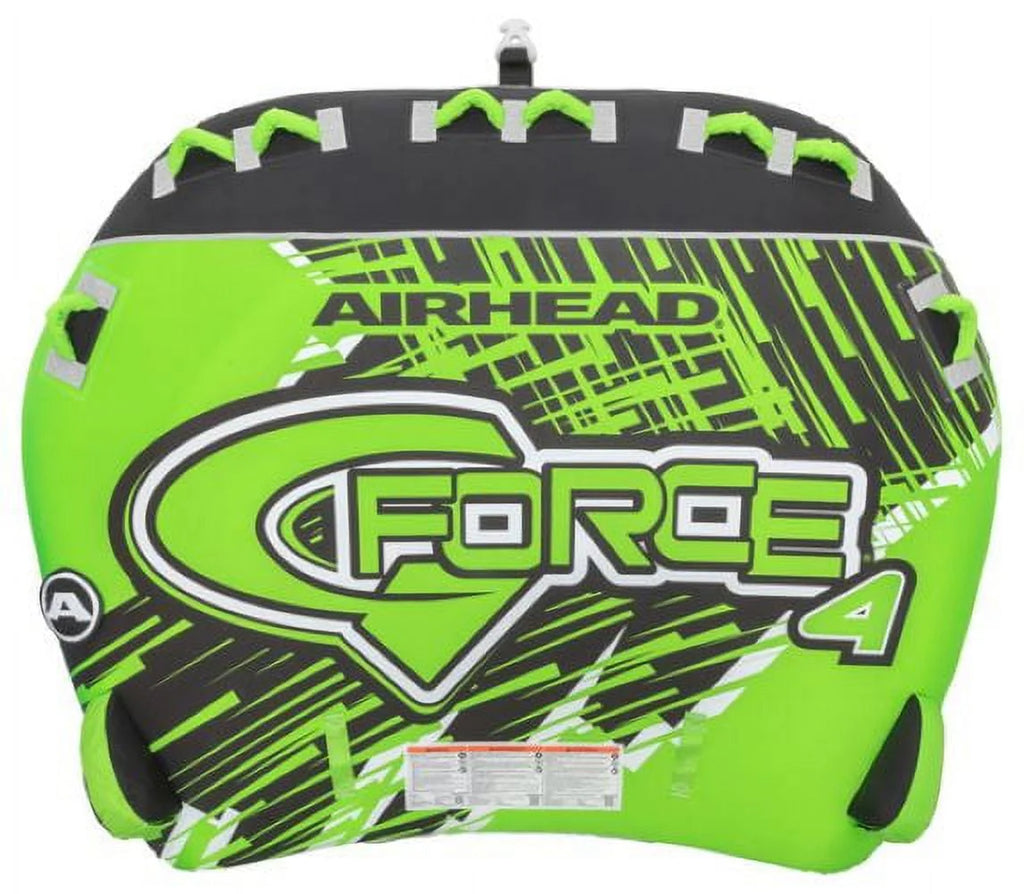 4-Person Towable Boat Tube Float, Heavy-Duty Nylon, Green F666582