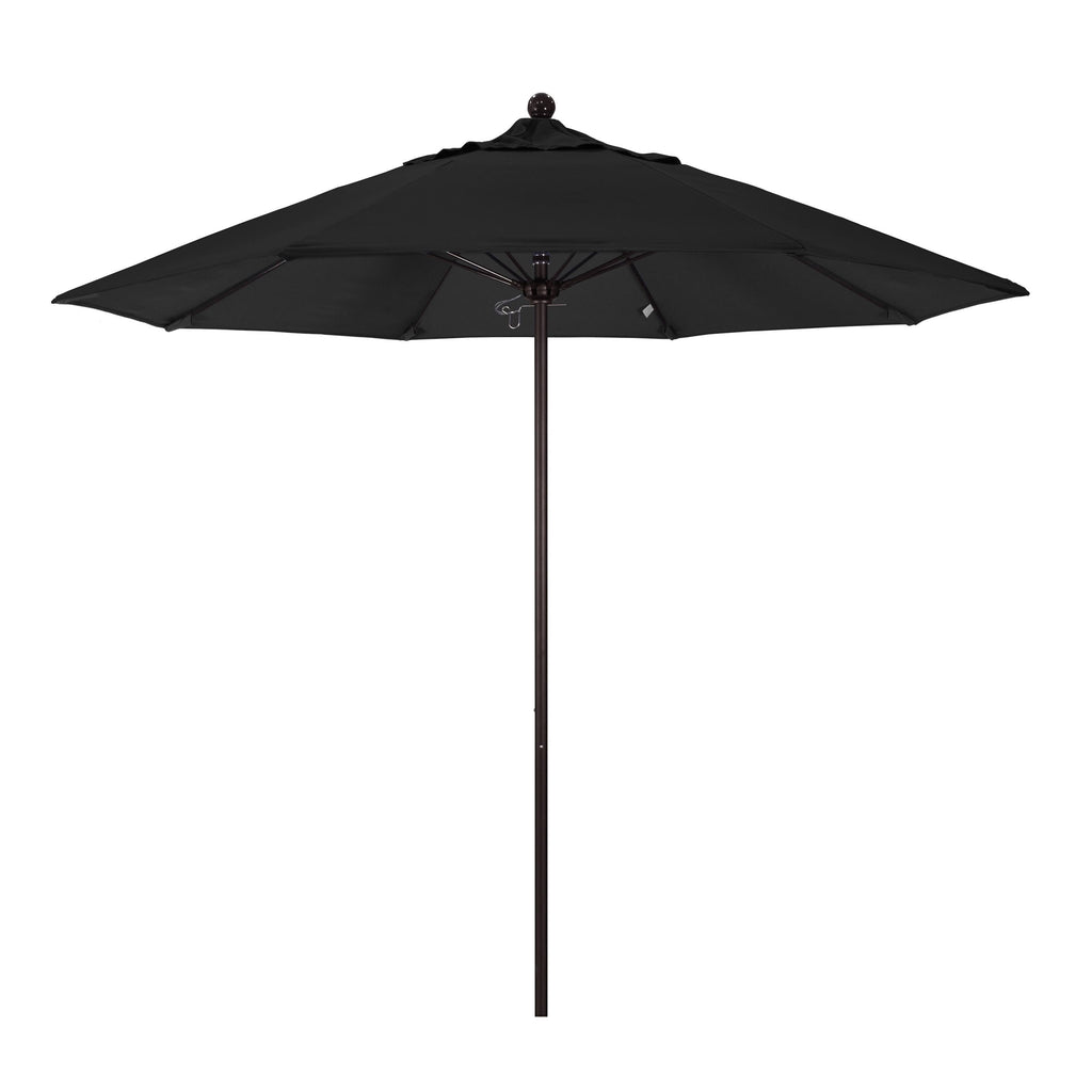 9' Fiberglass Market Umbrella Pulley Open Bronze O58453