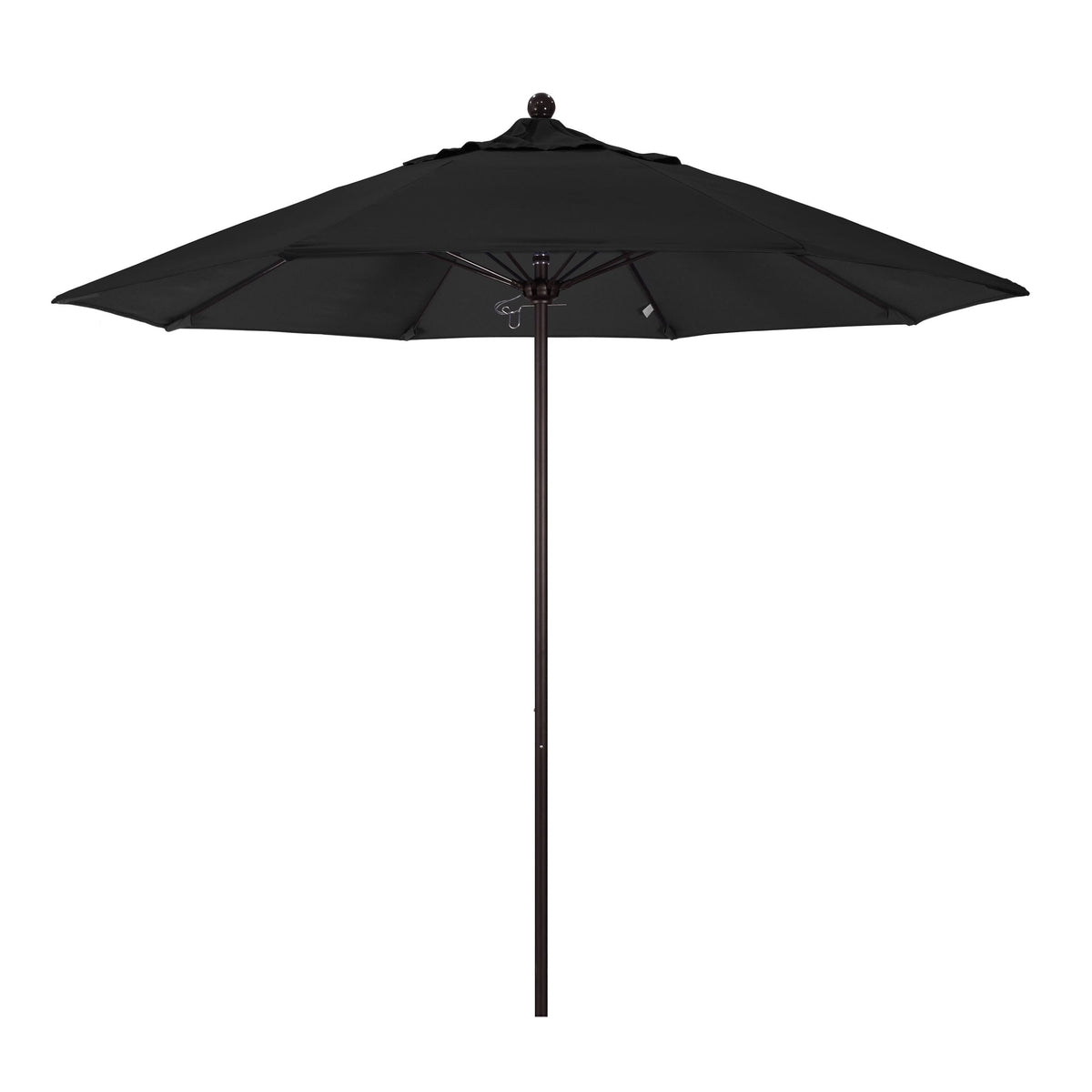 9' Fiberglass Market Umbrella Pulley Open Bronze O58453
