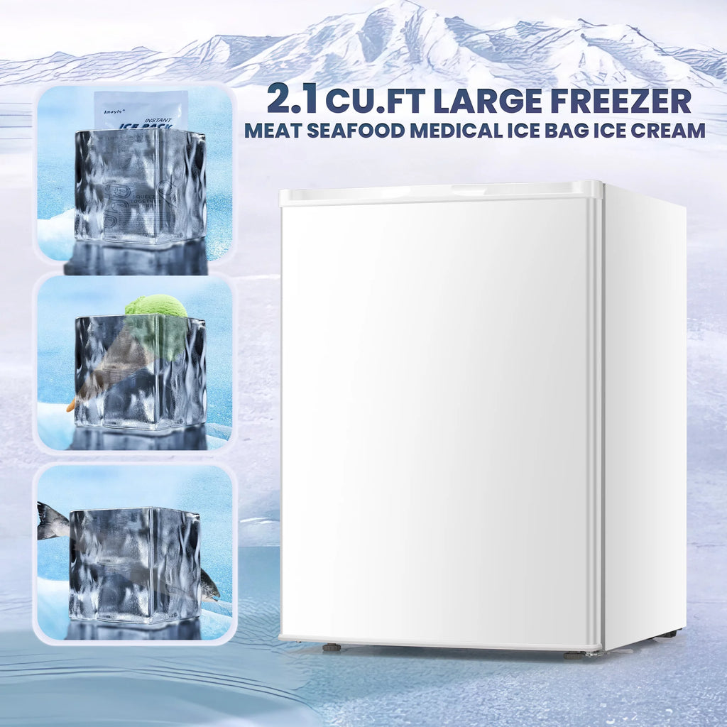 3.0 Cu.ft Compact Upright Freezer with Reversible Door D18799