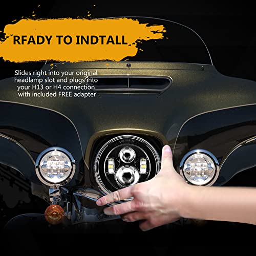 7 Inch Headlight Fog Lights Combo C48103
