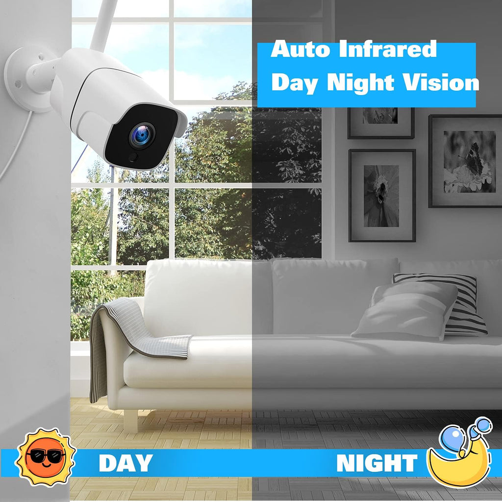 1080P Wireless Security Camera System with 3TB Hard Drive U3109