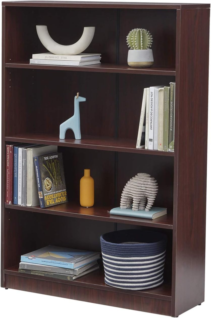 4-Shelf Mahogany Bookcase N25675