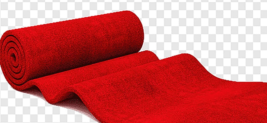 Dark Red Aisle Runner 2x10 ft F410694