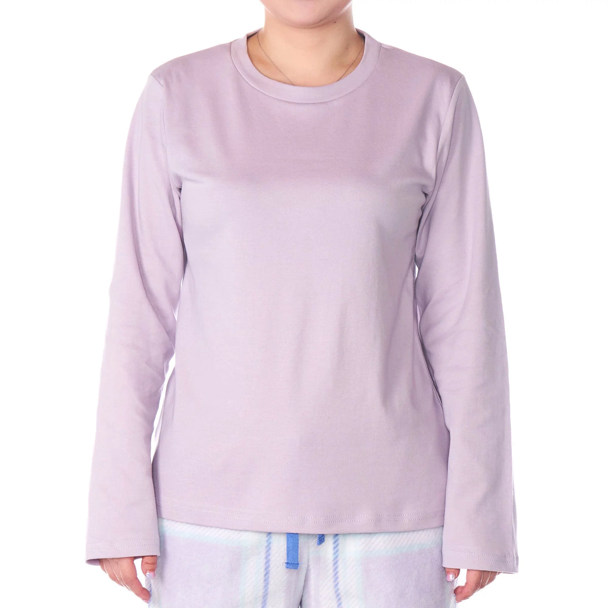 Womens Long Sleeve Fleece Pajama Set V836979
