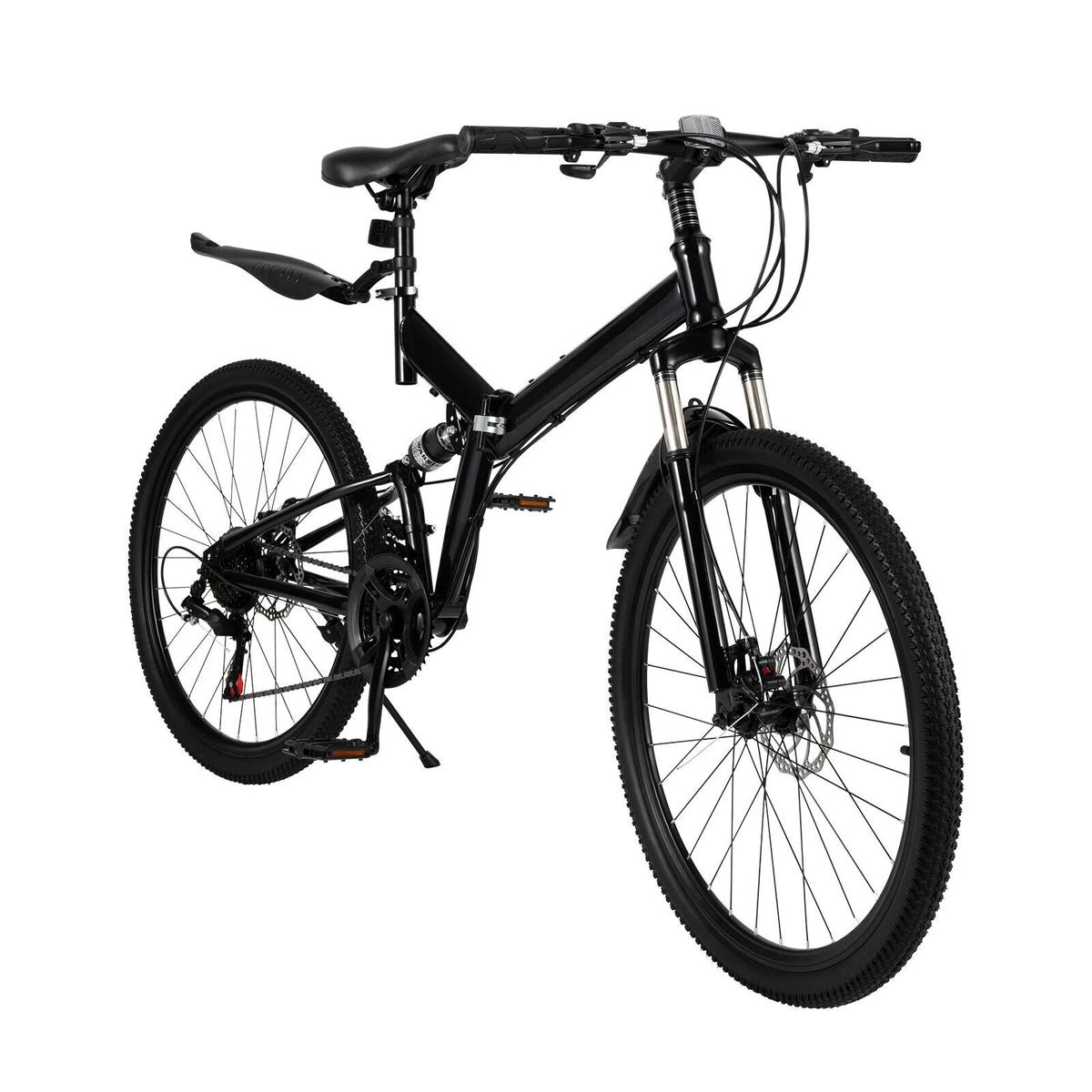 26 inch 21 Speed Full Suspension Folding Mountain Bike Y538286