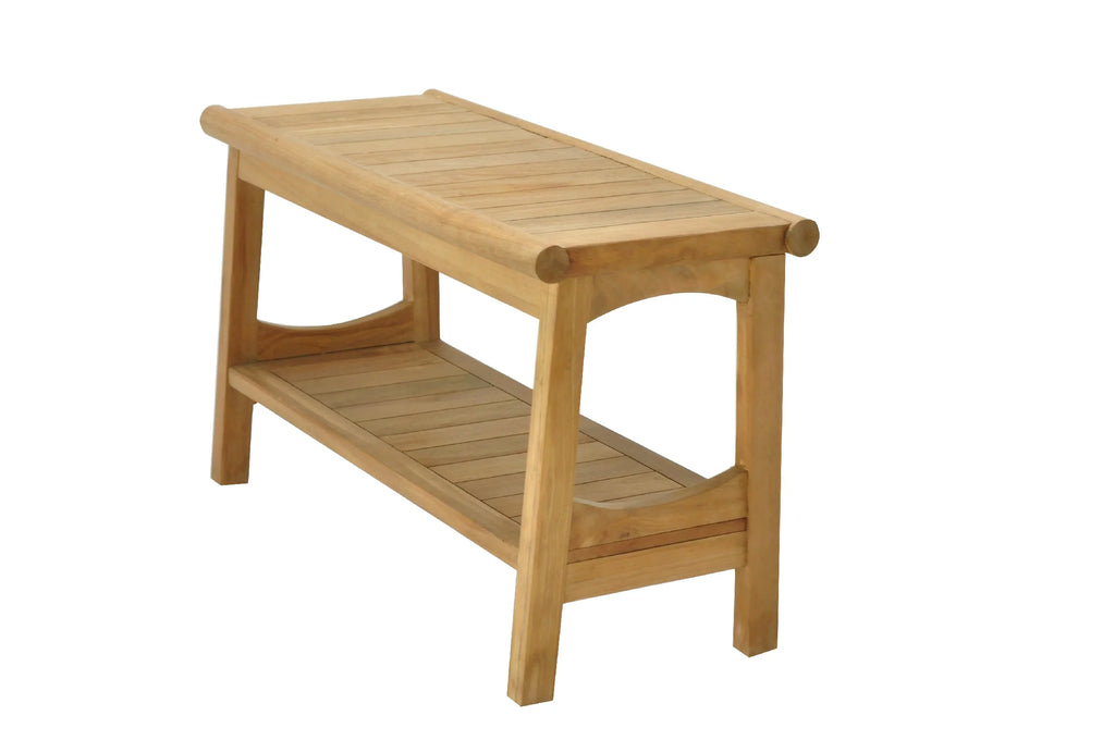 Teak Wood Shower Seat 30" Outdoor Bench Z8191