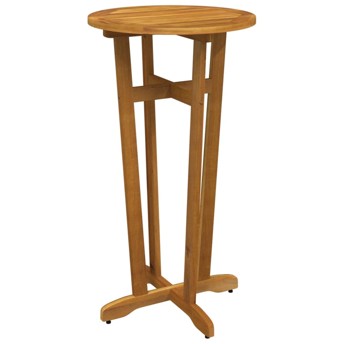 Acacia Wood Round Bar Table 23.6 x 41.3 Inches U2047