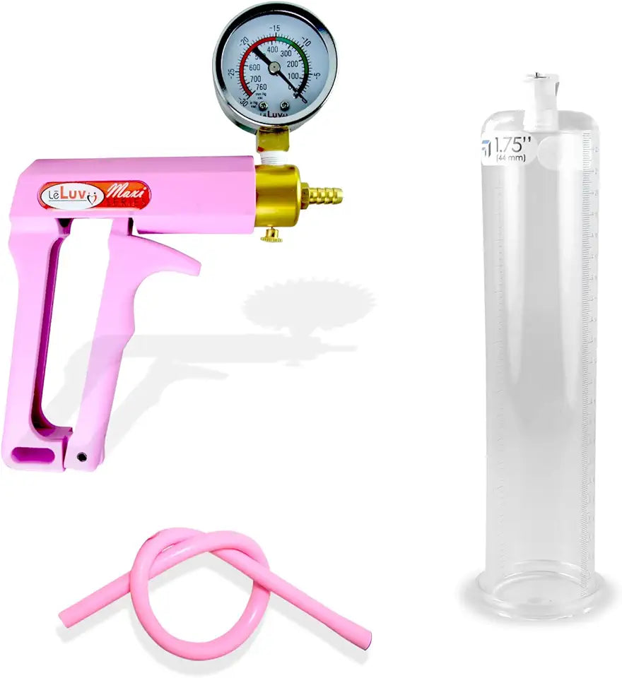 Penis Pump with Silicone Hose and Vacuum Gauge I7049