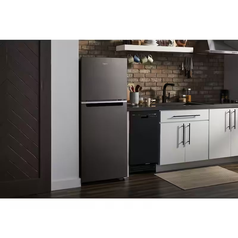 11.6 cu. ft. Top Freezer Refrigerator Black Stainless Counter Depth M995319