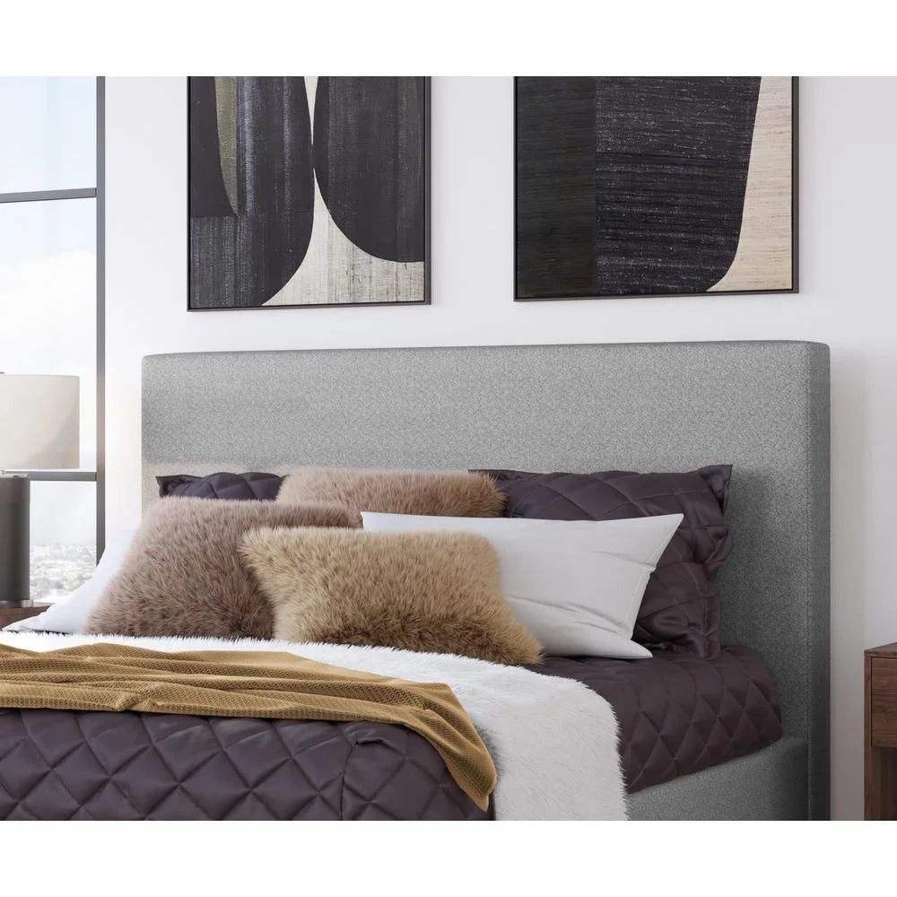 Upholstered Headboard in Pewter J170