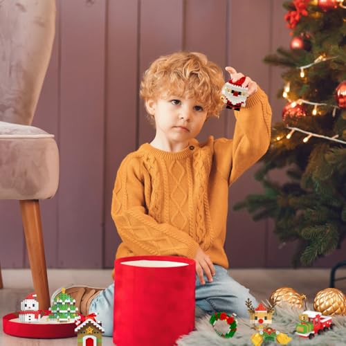 Mini Christmas Building Blocks Toys 8 Pack W1412