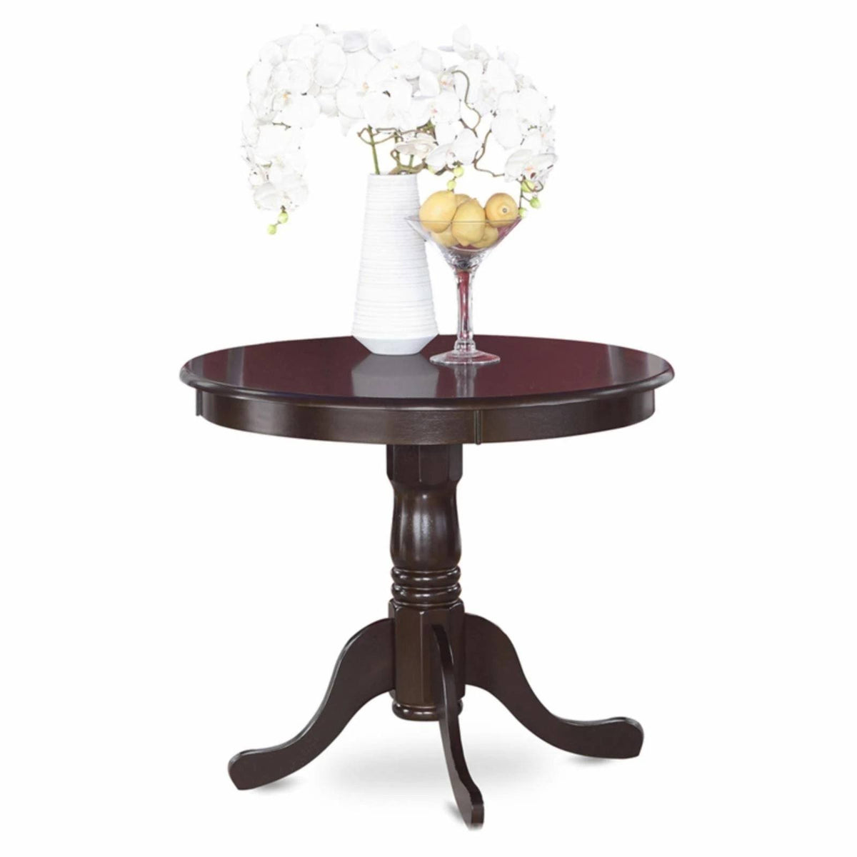 Antique Cappuccino Round Table U3735