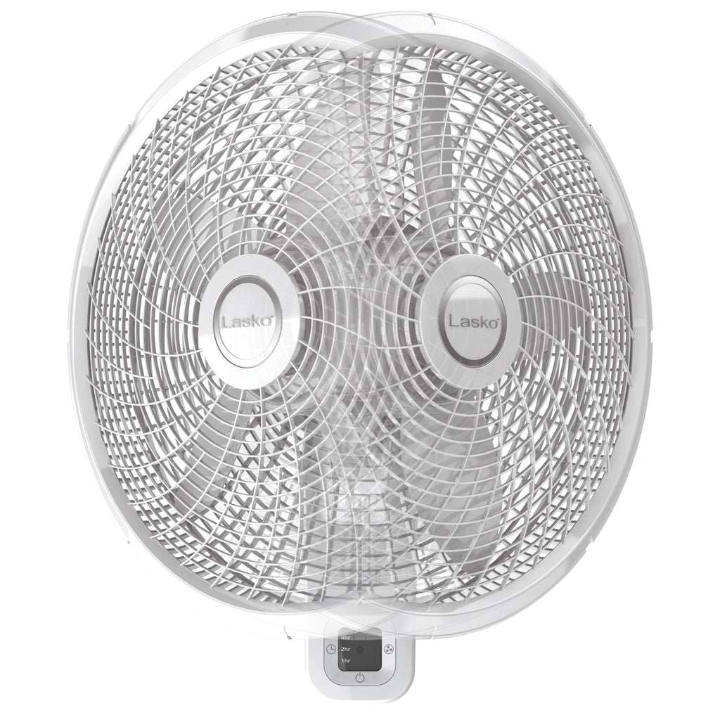 18" Oscillating Wall-Mount Fan with Remote Control T235096