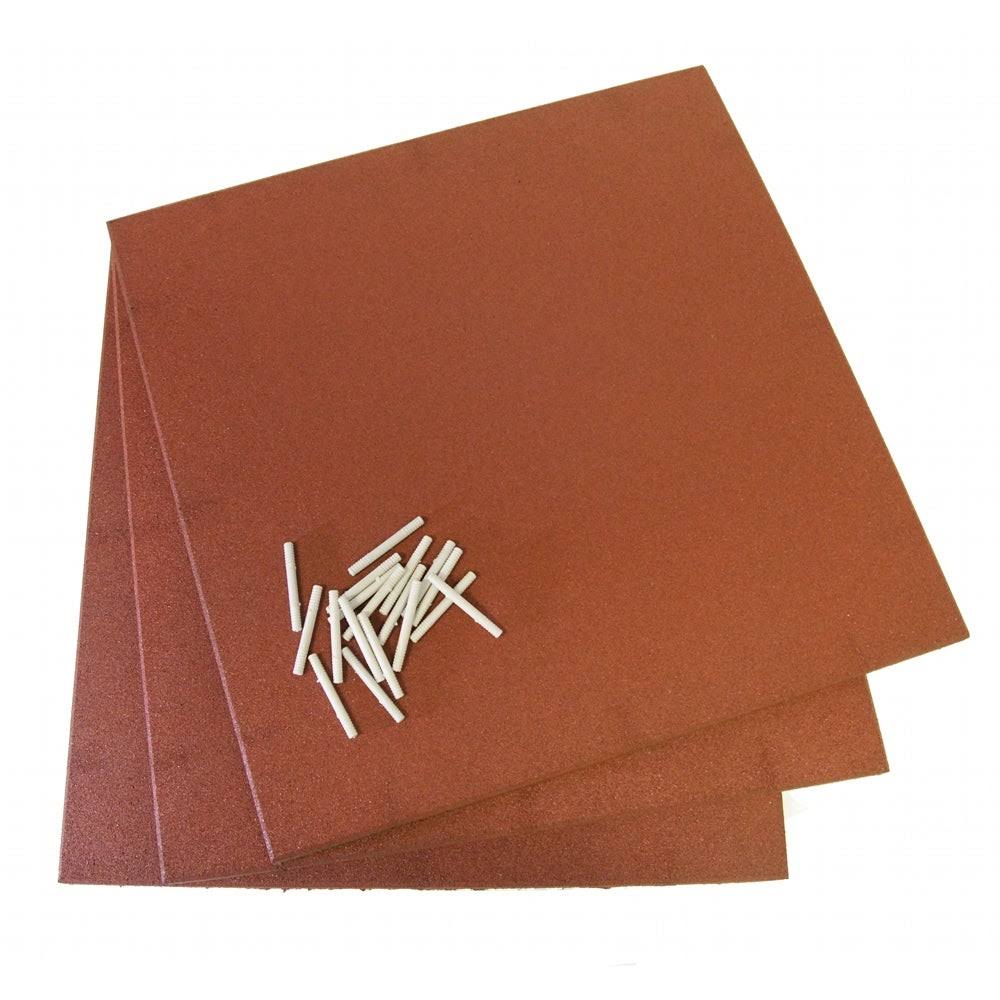 1-Inch Interlocking Flooring Tiles, 24 Pack B2743