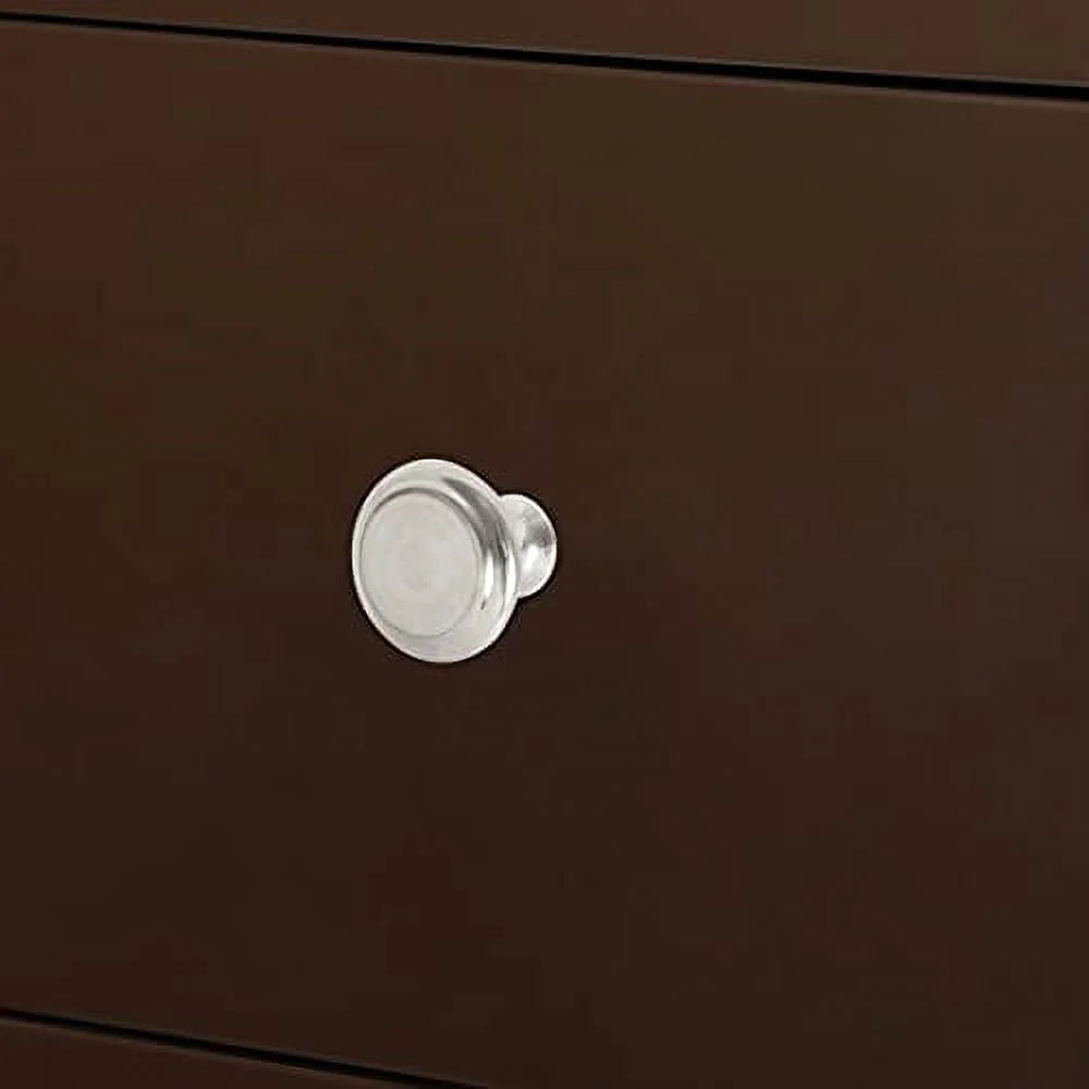 Espresso Narrow Side Table with Drawers and Shelf Z38269