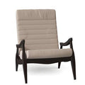 Wide Cotton Armchair Black Walnut P3687