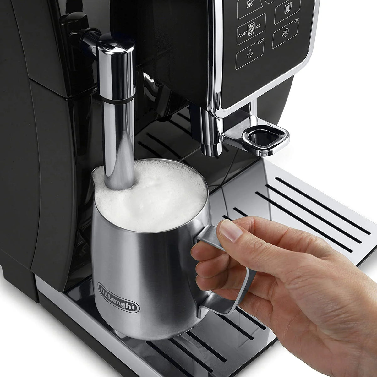 Automatic Espresso Maker with iced-coffee, black T433296