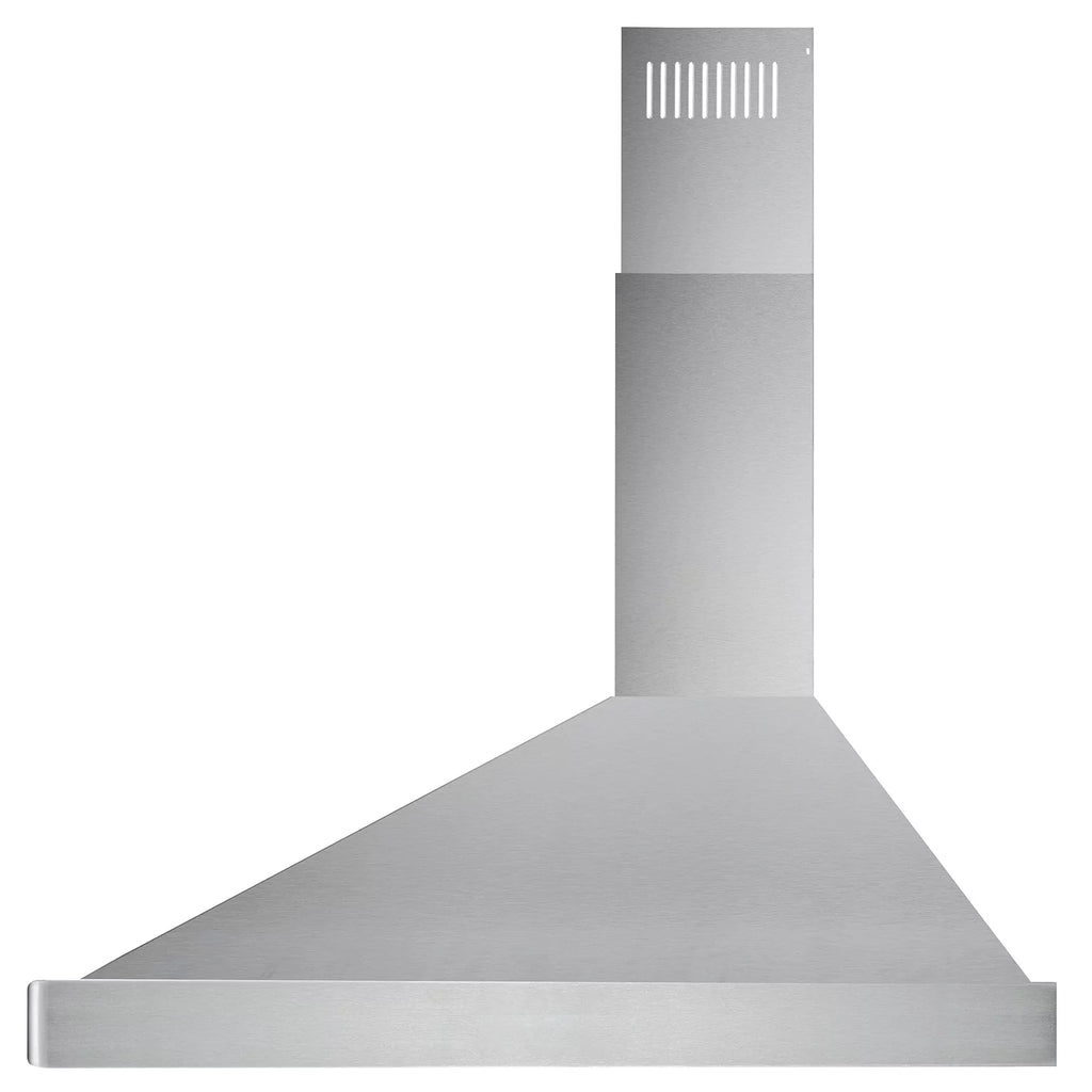 2 Piece Dual Fuel Range and Wall Mount Range Hood Kitchen Appliance Package C8755