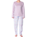 Womens Long Sleeve Fleece Pajama Set V836979