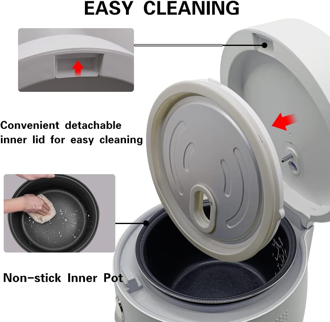 Mini 4 Cups Nonstick Rice Cooker K499544