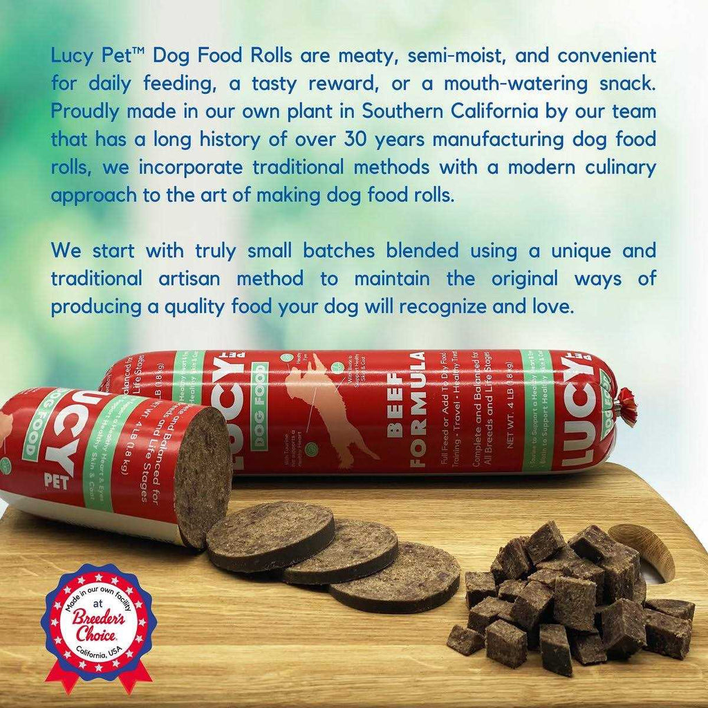 Beef Dog Food Roll V5966