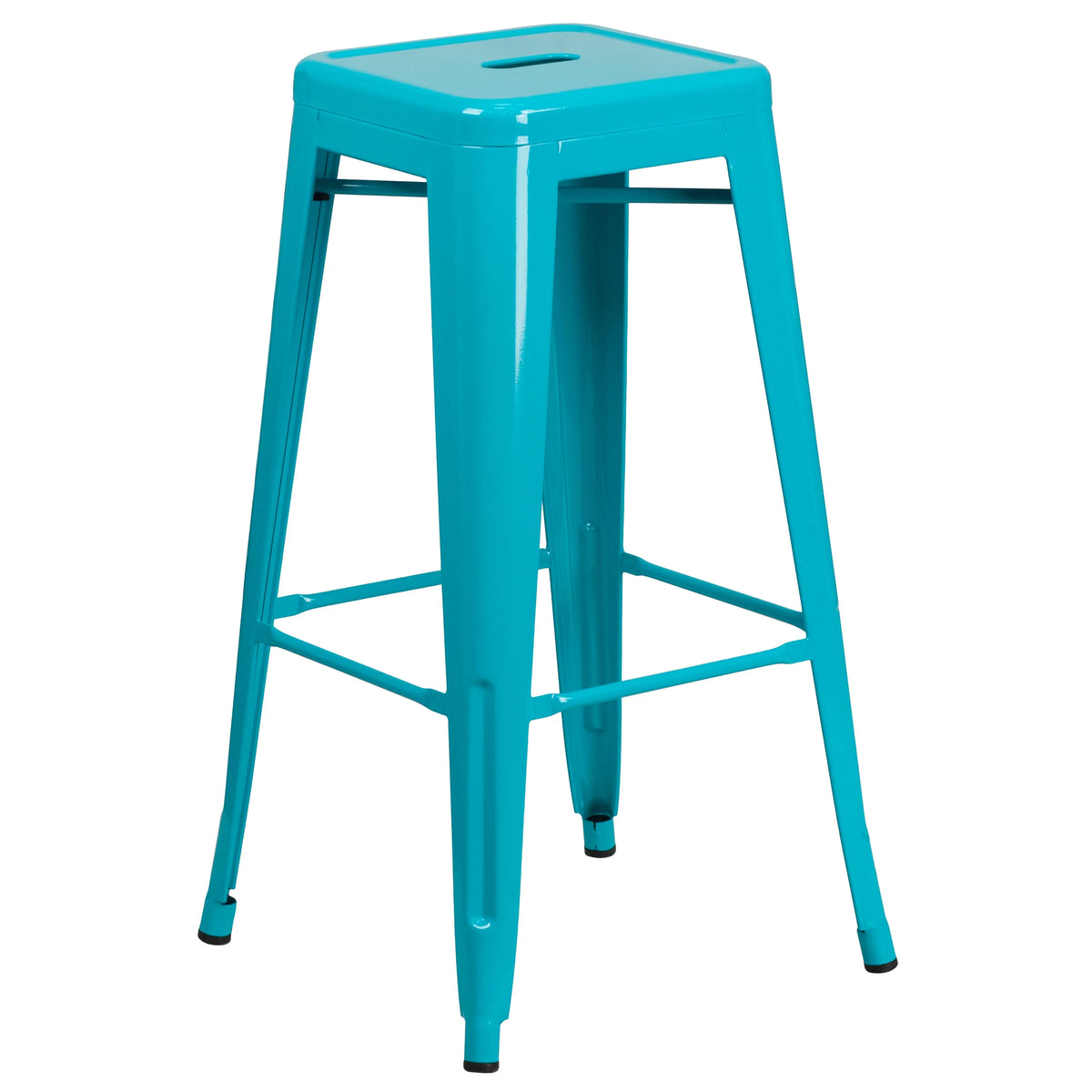 Teal-Blue Indoor-Outdoor Barstool V582