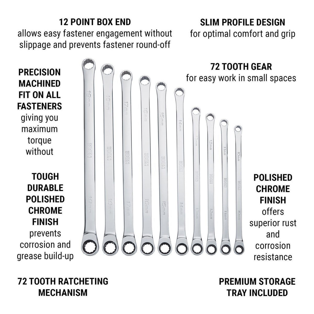 7 Piece SAE Double Box Ratcheting Wrench B226334