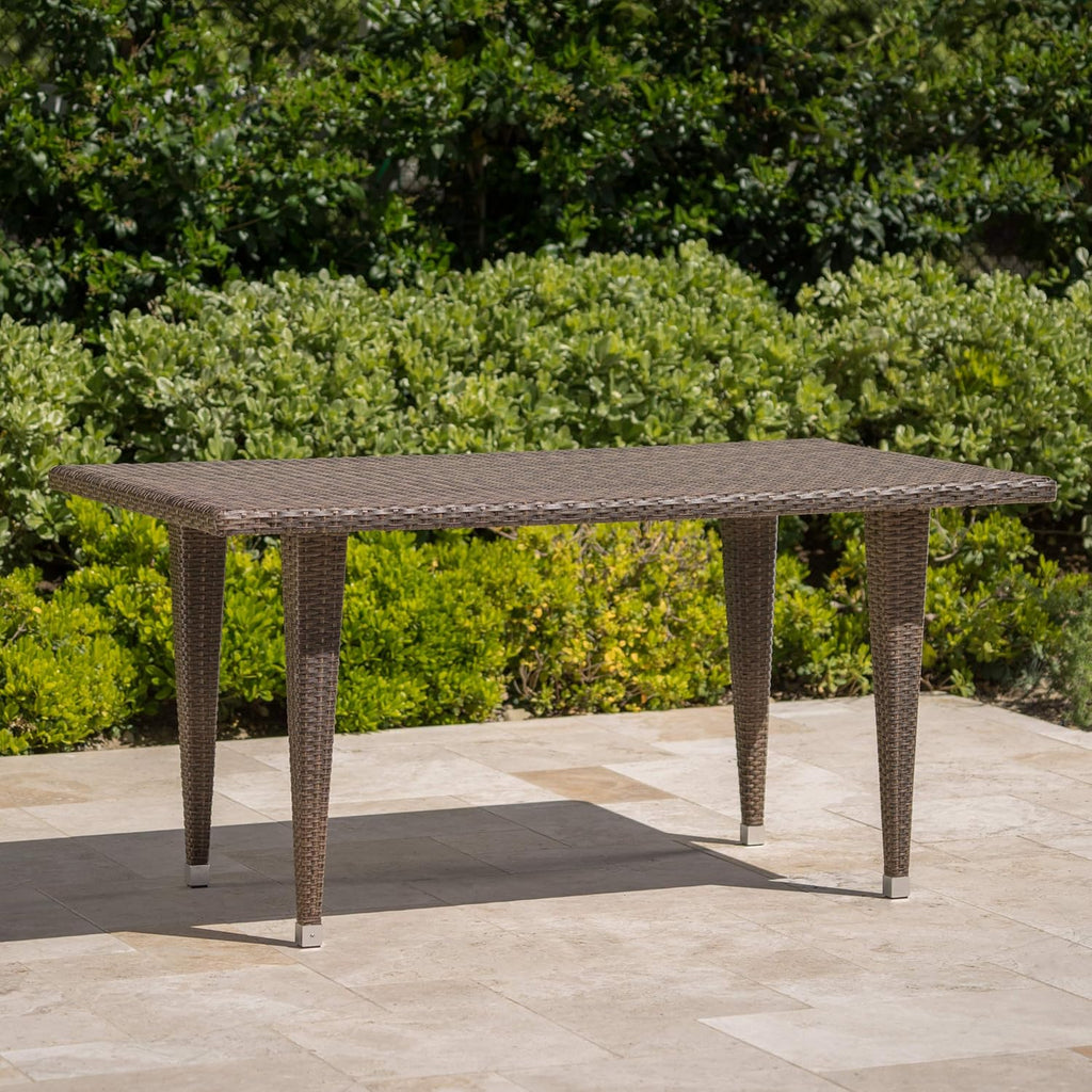 Outdoor Rectangular Wicker Dining Table L873007