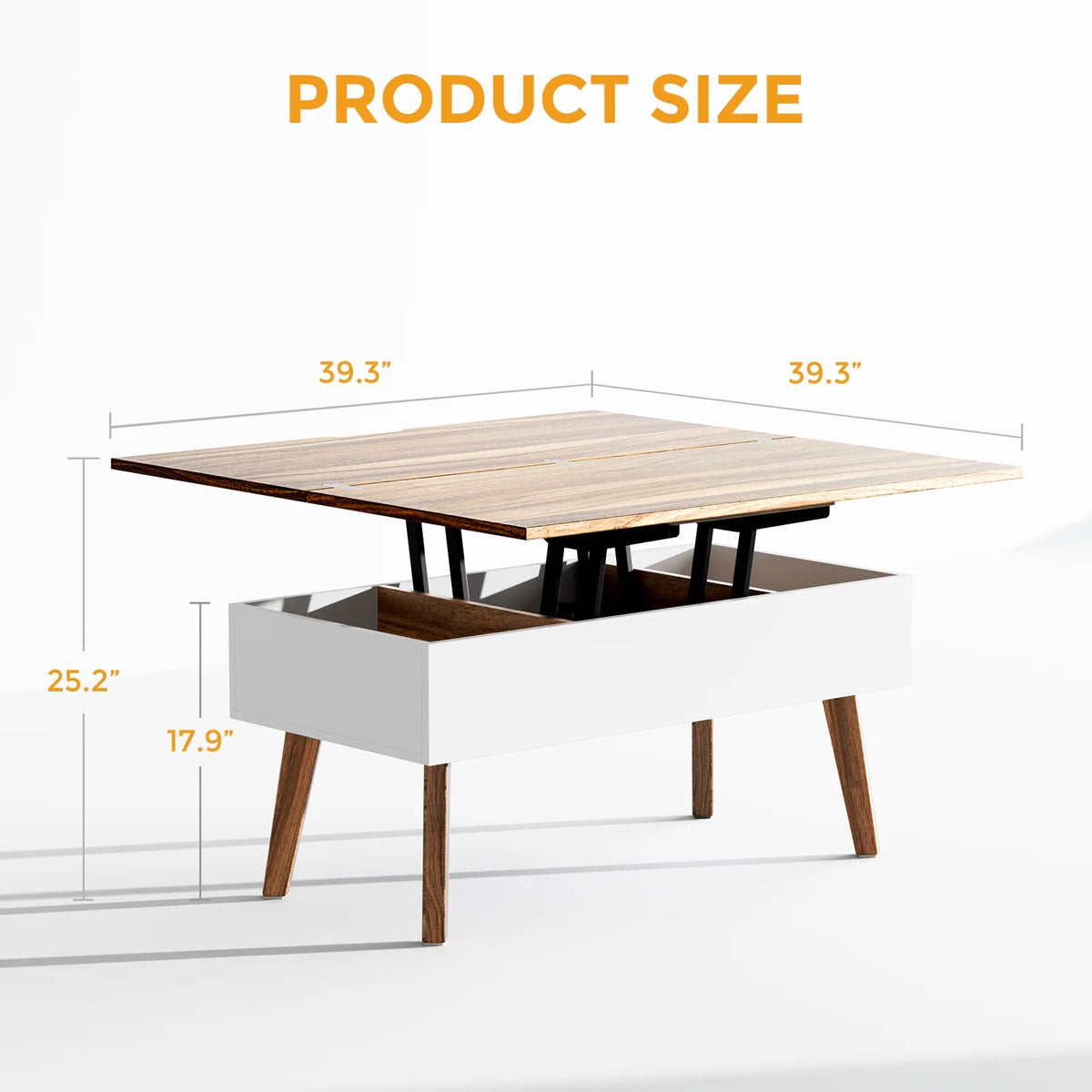 3 in 1 Lift Top Coffee Table with Storage J52878