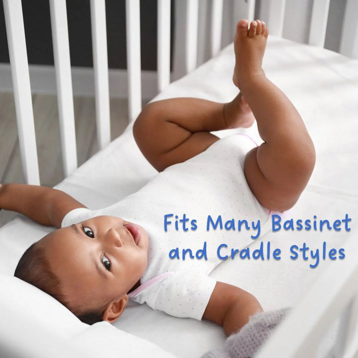 Baby Bassinet Cradle Mattress Oblong 12 x 26 Foam Waterproof Q1838
