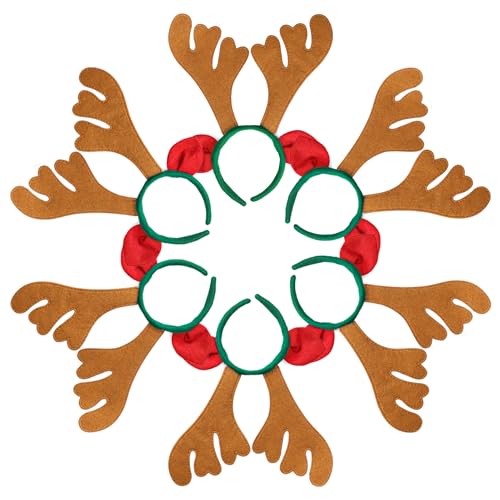 24Pcs Christmas Reindeer Antlers Headband N228946