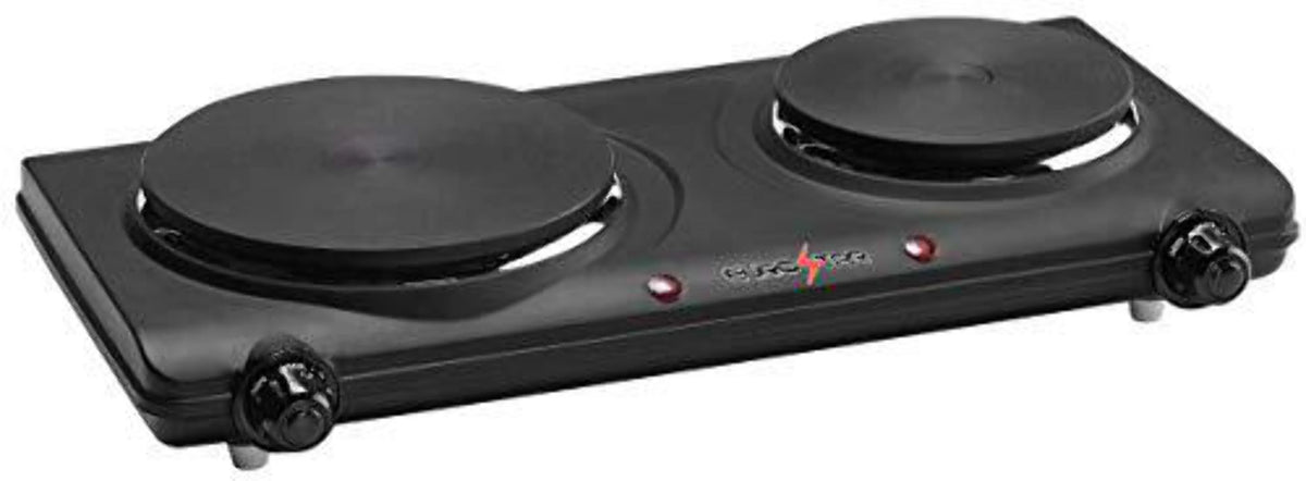 Double Burner With Cast-Iron Flat Plates W76852