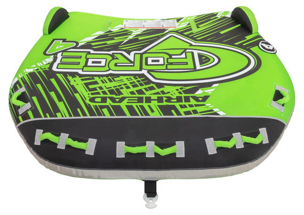 4-Person Towable Boat Tube Float, Heavy-Duty Nylon, Green F666582
