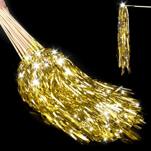 100 PCS Light Up Wedding Wands LED Tinsel Streamers Z703