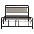 Black Metal Queen Size Platform Bed Frame G459