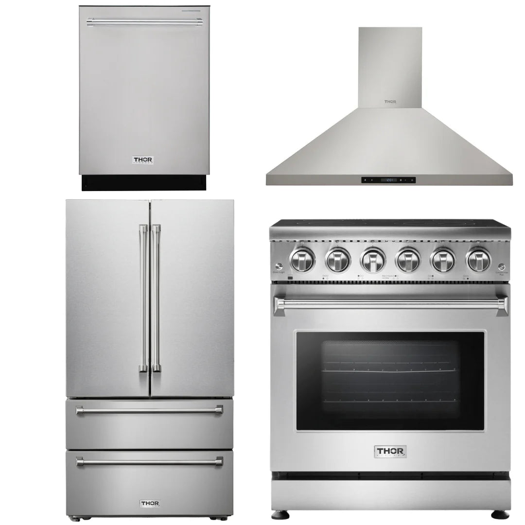 30 Electric Range, Range Hood, Refrigerator, Dishwasher Y1322