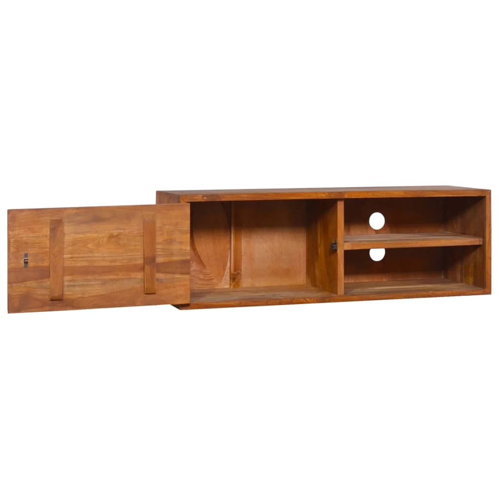 Wall-mounted TV Cabinet Solid Teak Wood T7846
